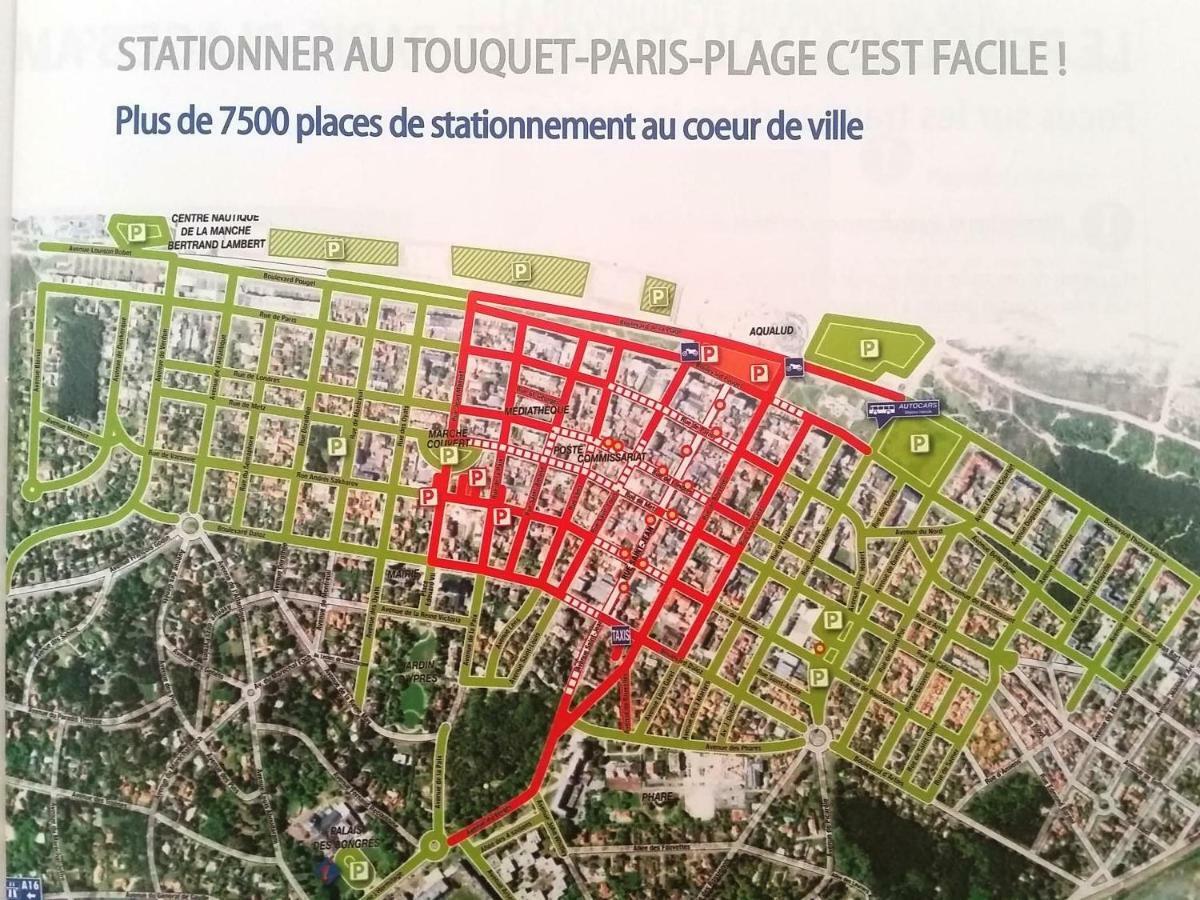 Апартаменти Sunny Days - App 60 M2 Avec Balcon, 4 Pers, 3E Etage, Au Calme Et Ensoleille Le Touquet Екстер'єр фото